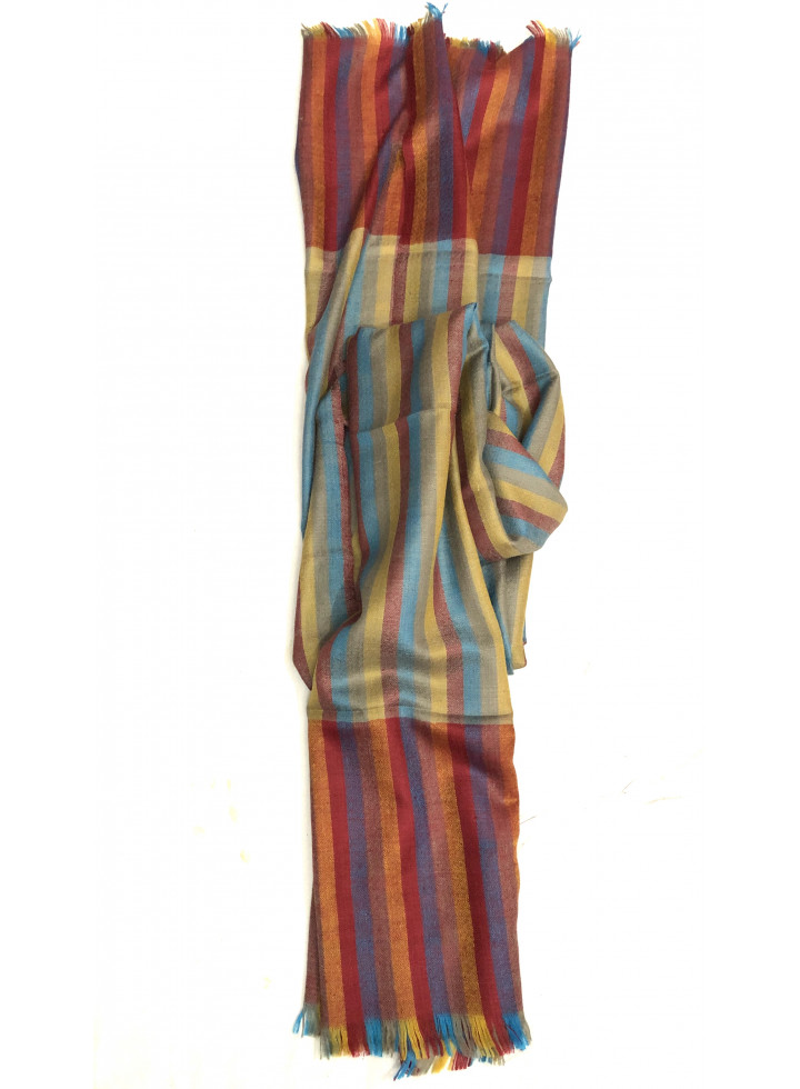 Multi Track Pencil Stripes Original Cashmere Pashmina Stole